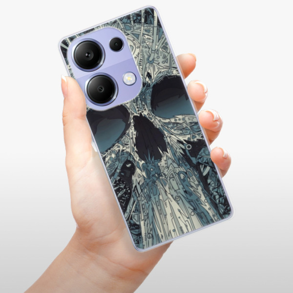Silikonové pouzdro iSaprio - Xiaomi Redmi Note 13 Pro 4G / Poco M6 Pro 4G - Abstract Skull