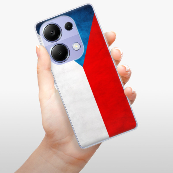 Silikonové pouzdro iSaprio - Xiaomi Redmi Note 13 Pro 4G / Poco M6 Pro 4G - Czech Flag