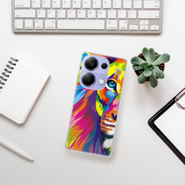 Silikonové pouzdro iSaprio - Xiaomi Redmi Note 13 Pro 4G / Poco M6 Pro 4G - Rainbow Lion