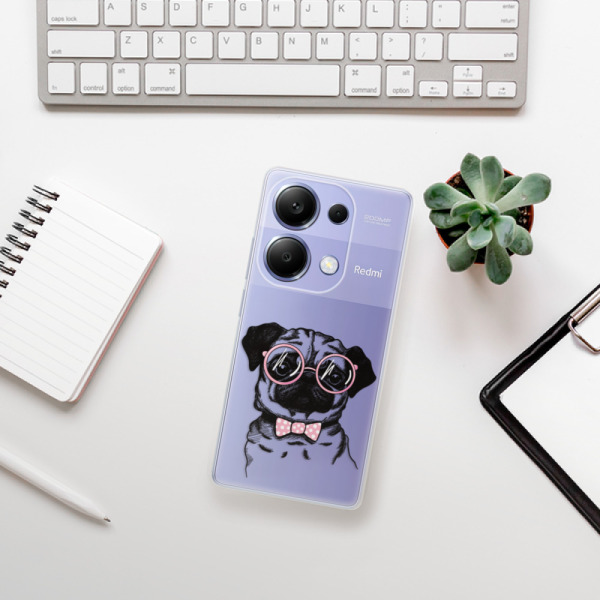 Silikonové pouzdro iSaprio - Xiaomi Redmi Note 13 Pro 4G / Poco M6 Pro 4G - The Pug