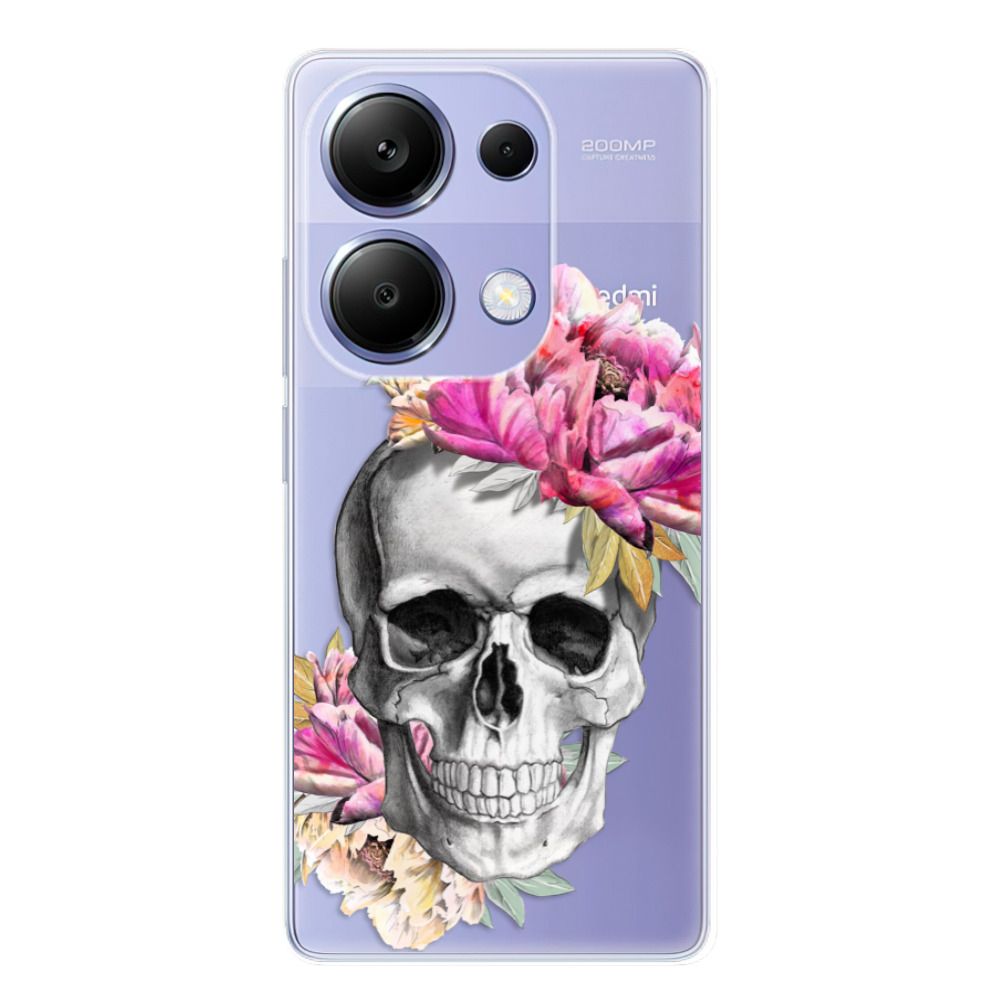 Odolné silikonové pouzdro iSaprio - Pretty Skull - Xiaomi Redmi Note 13 Pro