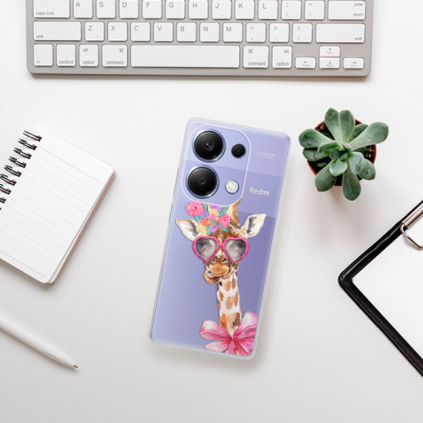 Silikonové pouzdro iSaprio - Xiaomi Redmi Note 13 Pro 4G / Poco M6 Pro 4G - Lady Giraffe