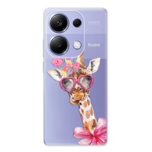 Silikonové pouzdro iSaprio - Xiaomi Redmi Note 13 Pro 4G / Poco M6 Pro 4G - Lady Giraffe