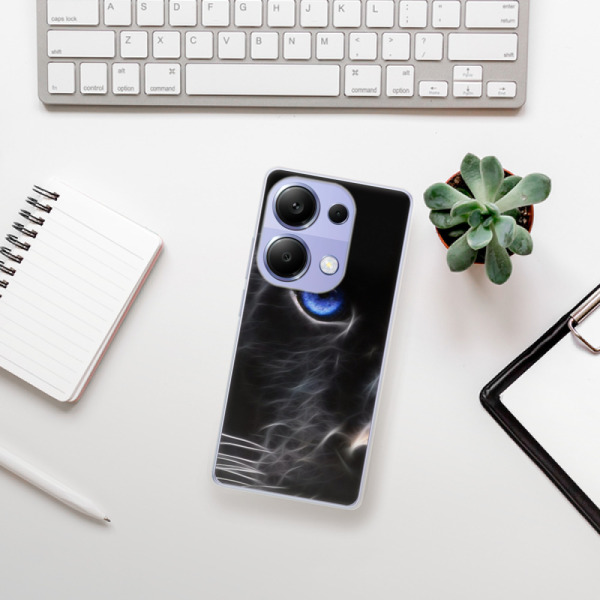 Silikonové pouzdro iSaprio - Xiaomi Redmi Note 13 Pro 4G / Poco M6 Pro 4G - Black Puma