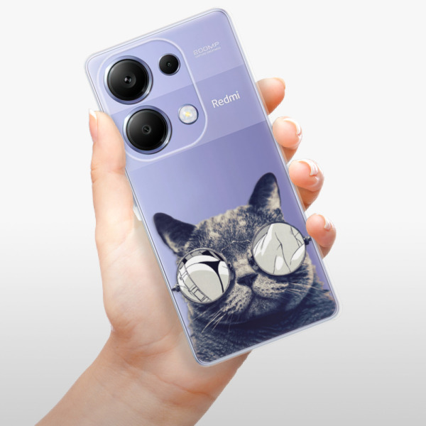 Silikonové pouzdro iSaprio - Xiaomi Redmi Note 13 Pro 4G / Poco M6 Pro 4G - Crazy Cat 01