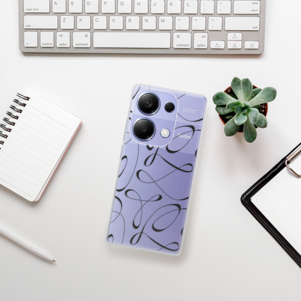 Silikonové pouzdro iSaprio - Xiaomi Redmi Note 13 Pro 4G / Poco M6 Pro 4G - Fancy black