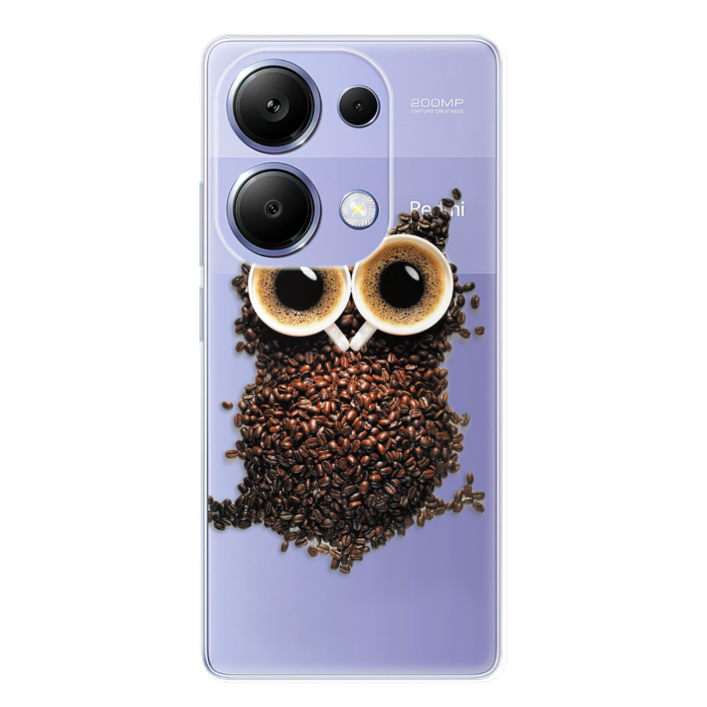 Silikonové odolné pouzdro iSaprio - Owl And Coffee - Xiaomi Redmi Note 13 Pro 4G / Poco M6 Pro 4G (Odolný silikonový kryt, obal, pouzdro iSaprio Owl And Coffee na mobilní telefon Xiaomi Redmi Note 13 Pro 4G / Poco M6 Pro 4G)