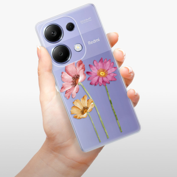 Silikonové pouzdro iSaprio - Xiaomi Redmi Note 13 Pro 4G / Poco M6 Pro 4G - Three Flowers