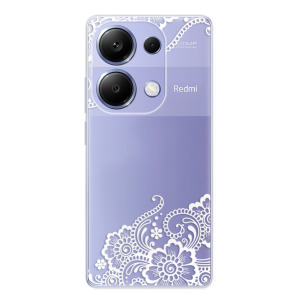 Silikonové pouzdro iSaprio - Xiaomi Redmi Note 13 Pro 4G / Poco M6 Pro 4G - White Lace 02