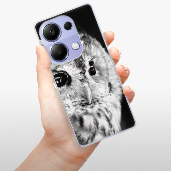 Silikonové pouzdro iSaprio - Xiaomi Redmi Note 13 Pro 4G / Poco M6 Pro 4G - BW Owl