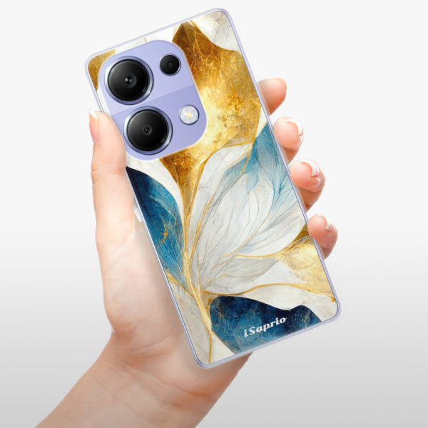 Silikonové pouzdro iSaprio - Xiaomi Redmi Note 13 Pro 4G / Poco M6 Pro 4G - Blue Leaves