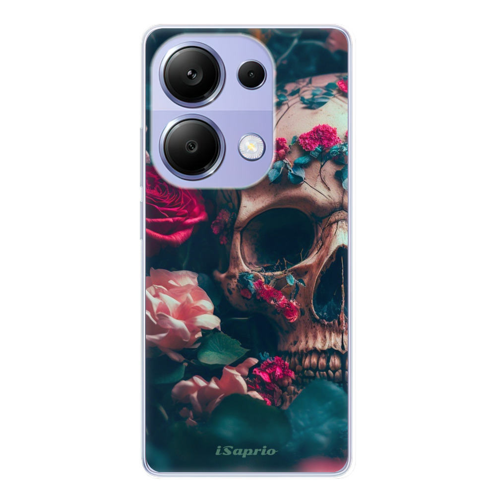 Odolné silikonové pouzdro iSaprio - Skull in Roses - Xiaomi Redmi Note 13 Pro