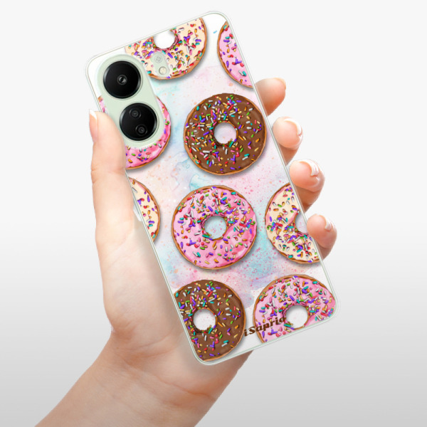 Silikonové pouzdro iSaprio - Xiaomi Redmi 13C / Poco C65 - Donuts 11