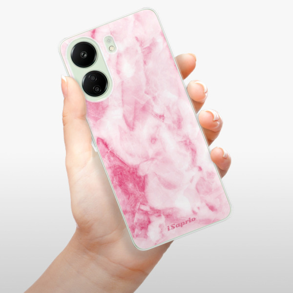 Silikonové pouzdro iSaprio - Xiaomi Redmi 13C / Poco C65 - RoseMarble 16