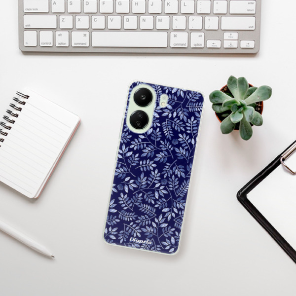 Silikonové pouzdro iSaprio - Xiaomi Redmi 13C / Poco C65 - Blue Leaves 05
