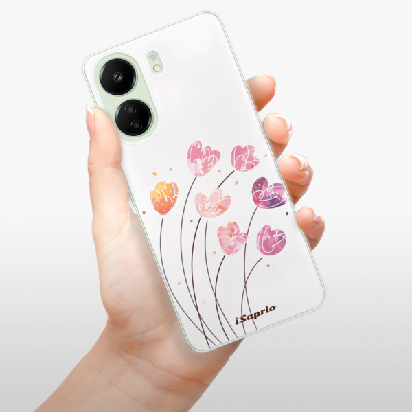 Silikonové pouzdro iSaprio - Xiaomi Redmi 13C / Poco C65 - Flowers 14