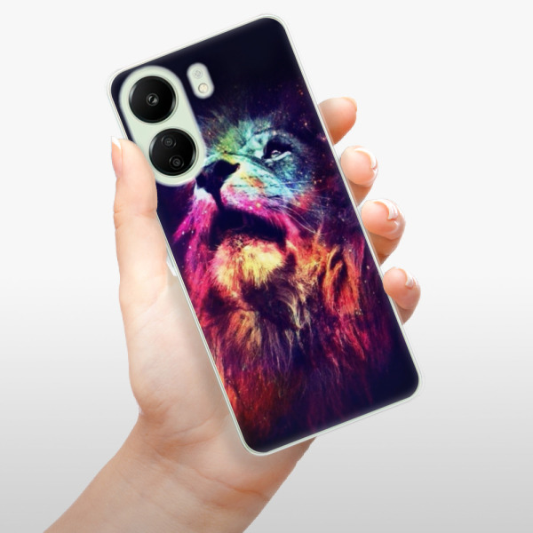 Silikonové pouzdro iSaprio - Xiaomi Redmi 13C / Poco C65 - Lion in Colors