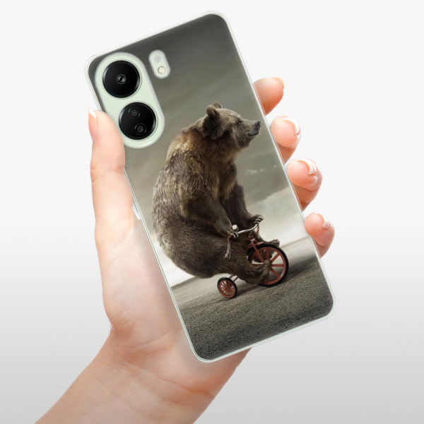 Silikonové pouzdro iSaprio - Xiaomi Redmi 13C / Poco C65 - Bear 01