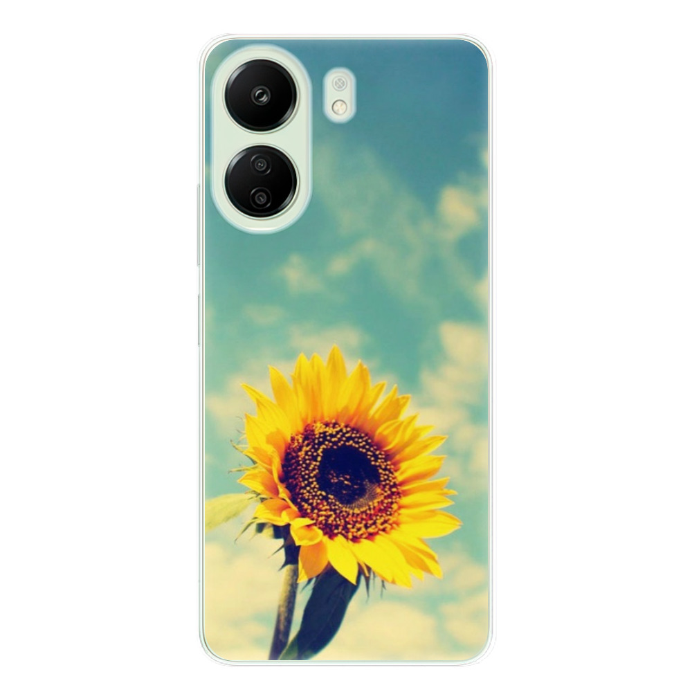 Silikonové odolné pouzdro iSaprio - Sunflower 01 - Xiaomi Redmi 13C / Poco C65 (Odolný silikonový kryt, obal, pouzdro iSaprio Sunflower 01 na mobilní telefon Xiaomi Redmi 13C / Poco C65)