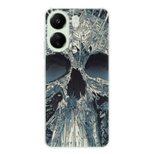 Silikonové pouzdro iSaprio - Xiaomi Redmi 13C / Poco C65 - Abstract Skull