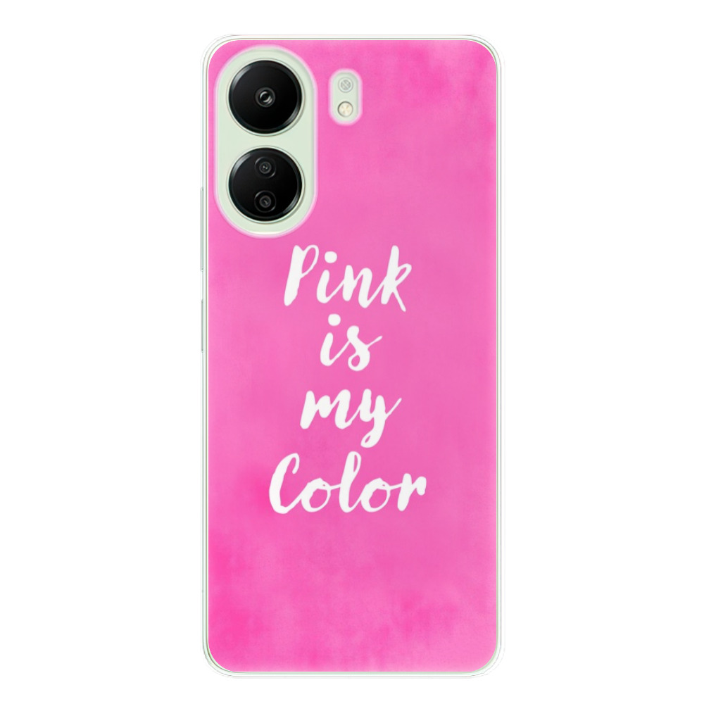 Silikonové odolné pouzdro iSaprio - Pink is my color - Xiaomi Redmi 13C / Poco C65 (Odolný silikonový kryt, obal, pouzdro iSaprio Pink is my color na mobilní telefon Xiaomi Redmi 13C / Poco C65)