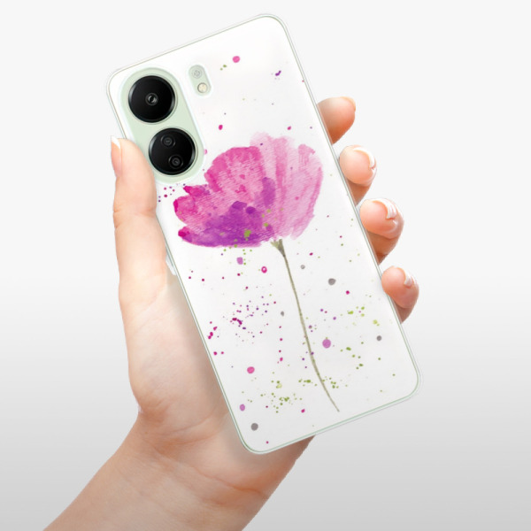 Silikonové pouzdro iSaprio - Xiaomi Redmi 13C / Poco C65 - Poppies