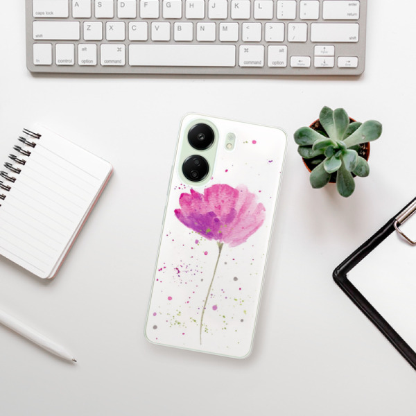 Silikonové pouzdro iSaprio - Xiaomi Redmi 13C / Poco C65 - Poppies