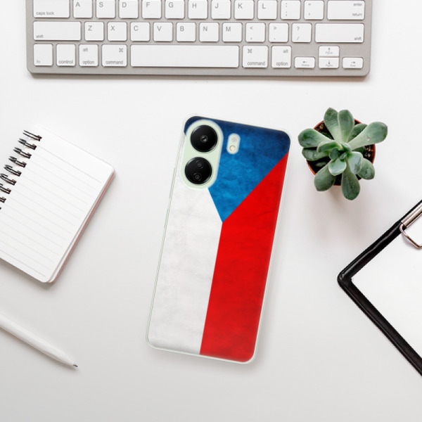 Silikonové pouzdro iSaprio - Xiaomi Redmi 13C / Poco C65 - Czech Flag