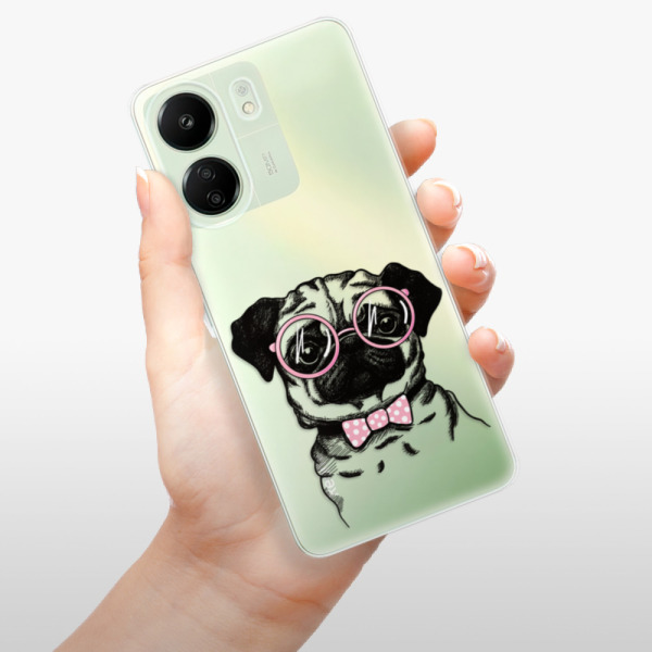 Silikonové pouzdro iSaprio - Xiaomi Redmi 13C / Poco C65 - The Pug