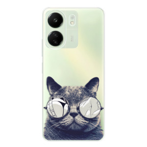 Silikonové pouzdro iSaprio - Xiaomi Redmi 13C / Poco C65 - Crazy Cat 01