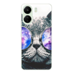 Silikonové pouzdro iSaprio - Xiaomi Redmi 13C / Poco C65 - Galaxy Cat