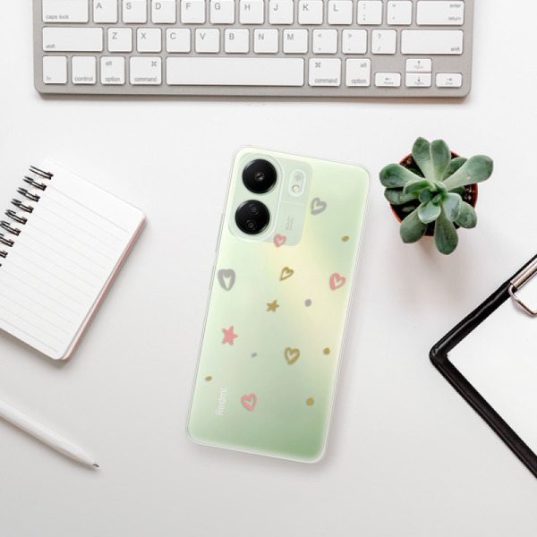 Silikonové pouzdro iSaprio - Xiaomi Redmi 13C / Poco C65 - Lovely Pattern