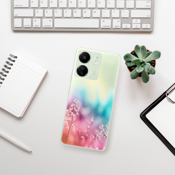 Silikonové pouzdro iSaprio - Xiaomi Redmi 13C / Poco C65 - Rainbow Grass
