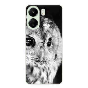 Silikonové pouzdro iSaprio - Xiaomi Redmi 13C / Poco C65 - BW Owl