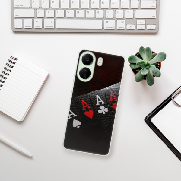 Silikonové pouzdro iSaprio - Xiaomi Redmi 13C / Poco C65 - Poker