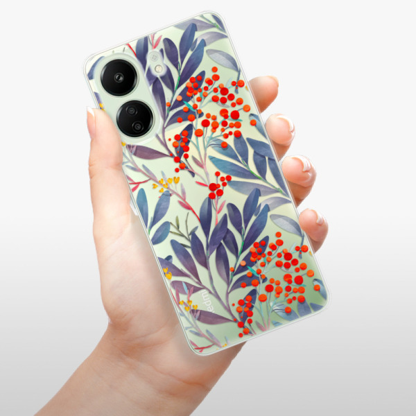 Silikonové pouzdro iSaprio - Xiaomi Redmi 13C / Poco C65 - Rowanberry