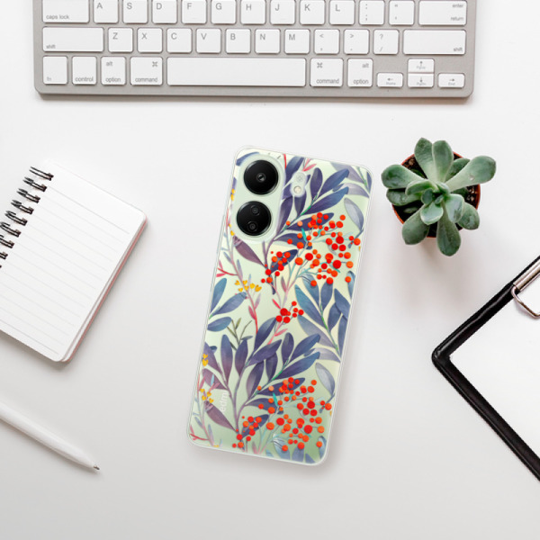 Silikonové pouzdro iSaprio - Xiaomi Redmi 13C / Poco C65 - Rowanberry
