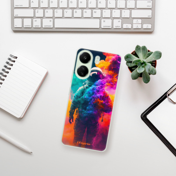 Silikonové pouzdro iSaprio - Xiaomi Redmi 13C / Poco C65 - Astronaut in Colors
