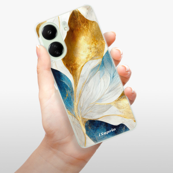 Silikonové pouzdro iSaprio - Xiaomi Redmi 13C / Poco C65 - Blue Leaves