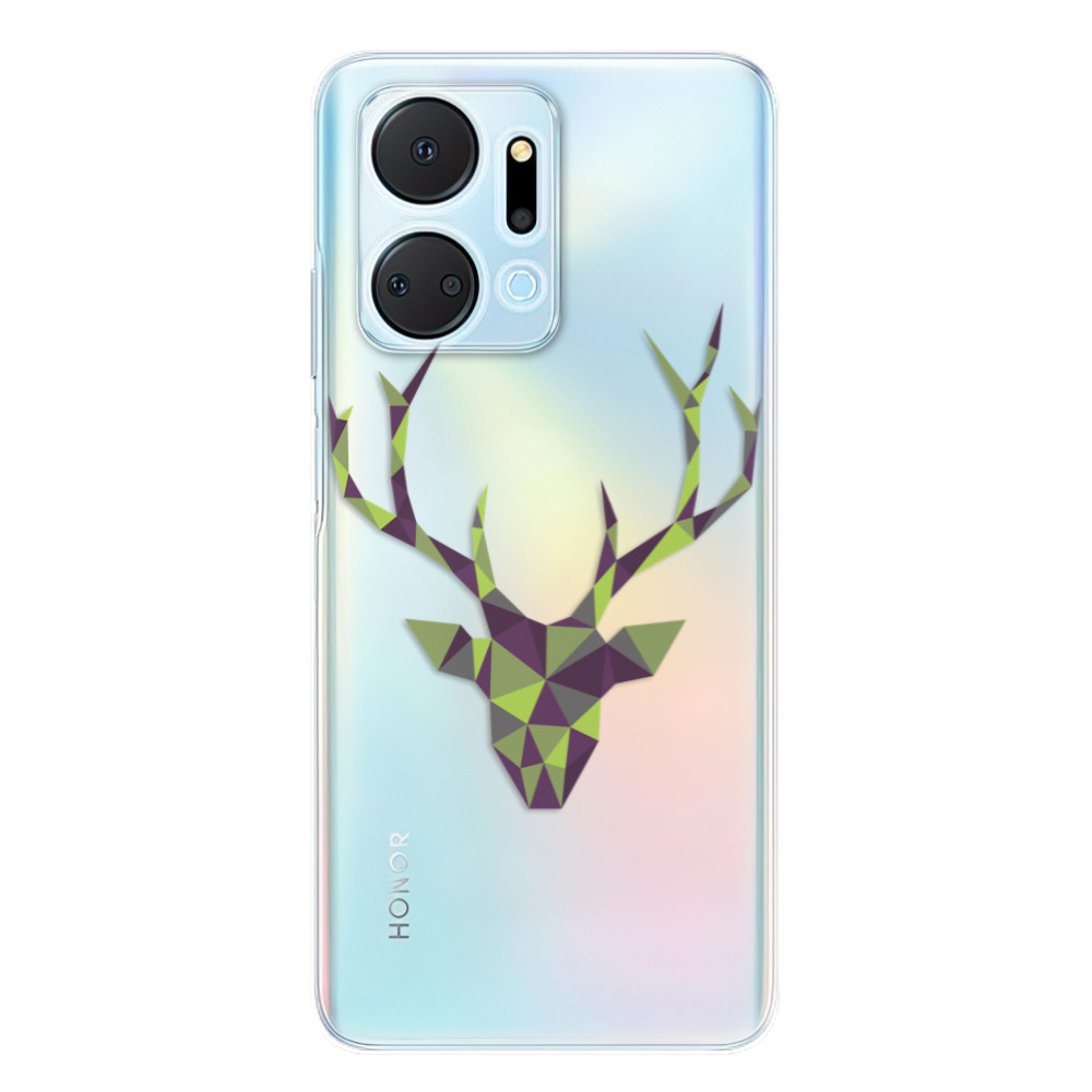Odolné silikonové pouzdro iSaprio - Deer Green - Honor X7a