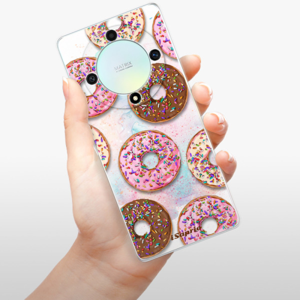 Silikonové pouzdro iSaprio - Honor Magic5 Lite 5G - Donuts 11