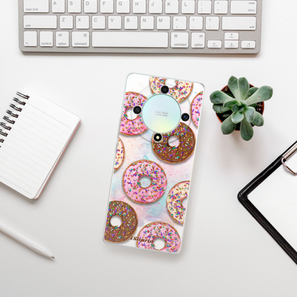 Silikonové pouzdro iSaprio - Honor Magic5 Lite 5G - Donuts 11