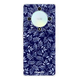 Silikonové pouzdro iSaprio - Honor Magic5 Lite 5G - Blue Leaves 05