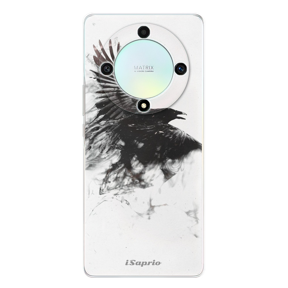 Silikonové odolné pouzdro iSaprio - Dark Bird 01 - Honor Magic5 Lite 5G (Odolný silikonový kryt, obal, pouzdro iSaprio Dark Bird 01 na mobilní telefon Honor Magic5 Lite 5G)