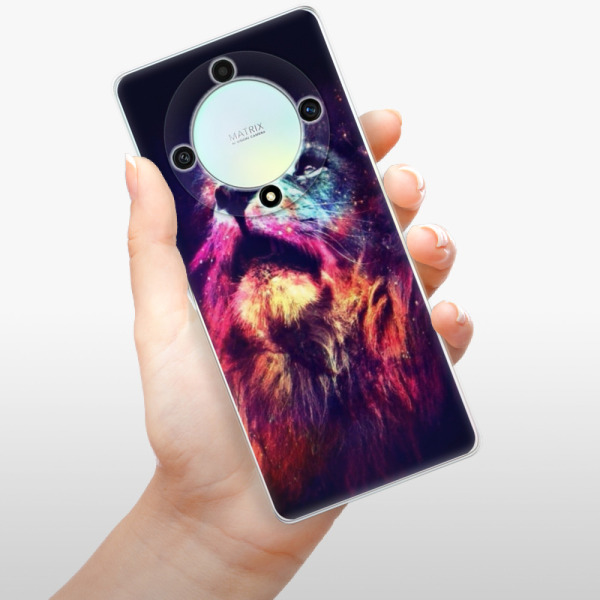 Silikonové pouzdro iSaprio - Honor Magic5 Lite 5G - Lion in Colors