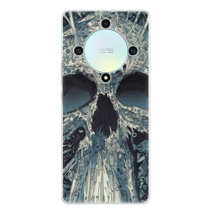 Silikonové pouzdro iSaprio - Honor Magic5 Lite 5G - Abstract Skull