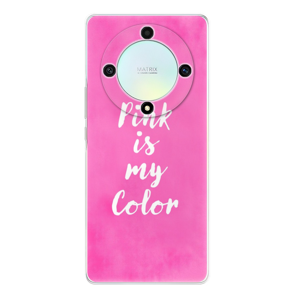 Silikonové odolné pouzdro iSaprio - Pink is my color - Honor Magic5 Lite 5G (Odolný silikonový kryt, obal, pouzdro iSaprio Pink is my color na mobilní telefon Honor Magic5 Lite 5G)