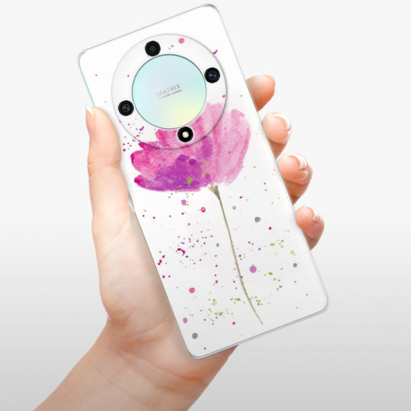 Silikonové pouzdro iSaprio - Honor Magic5 Lite 5G - Poppies