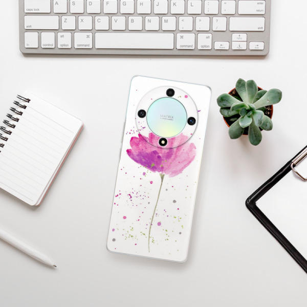 Silikonové pouzdro iSaprio - Honor Magic5 Lite 5G - Poppies