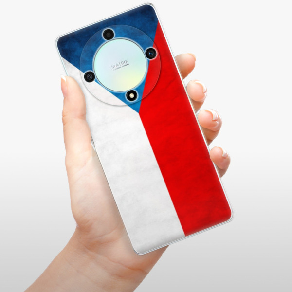 Silikonové pouzdro iSaprio - Honor Magic5 Lite 5G - Czech Flag